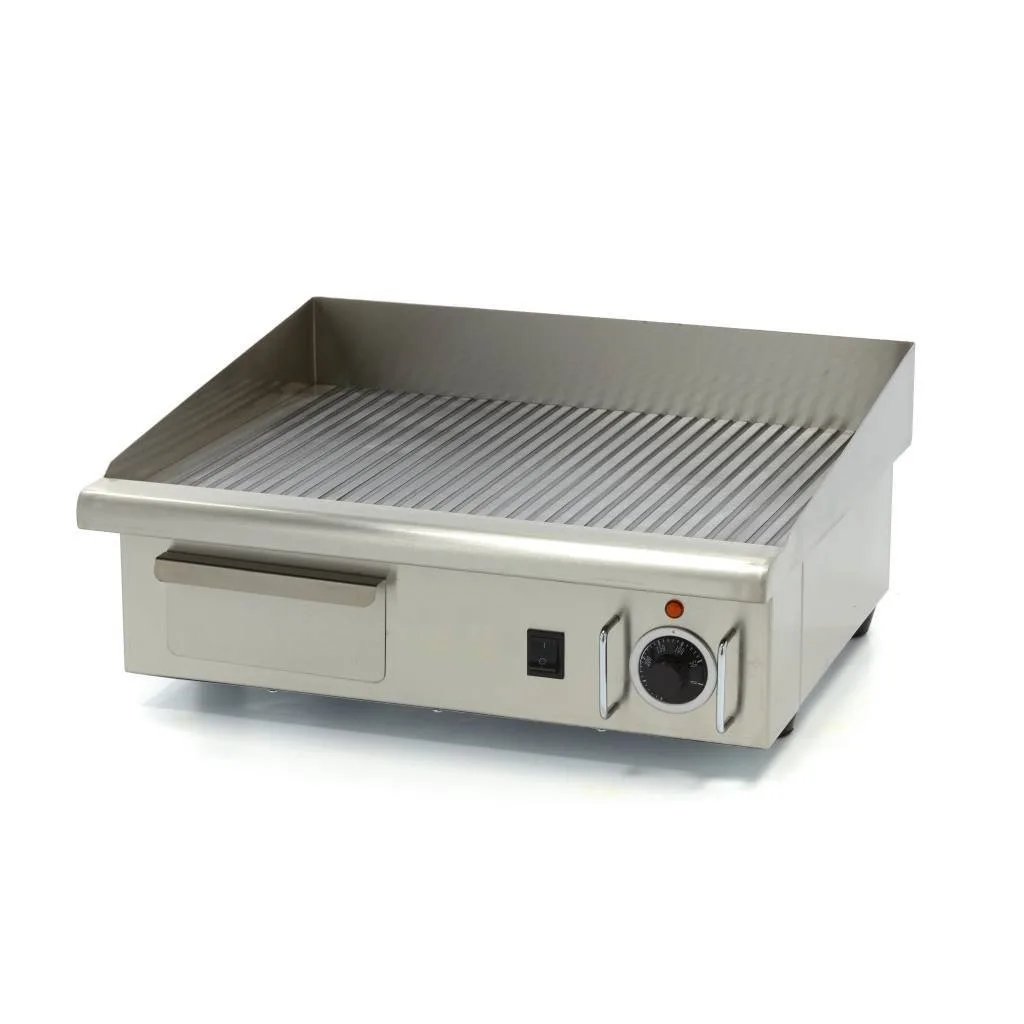 Elektro Grillplatte 55 cm Gerillt