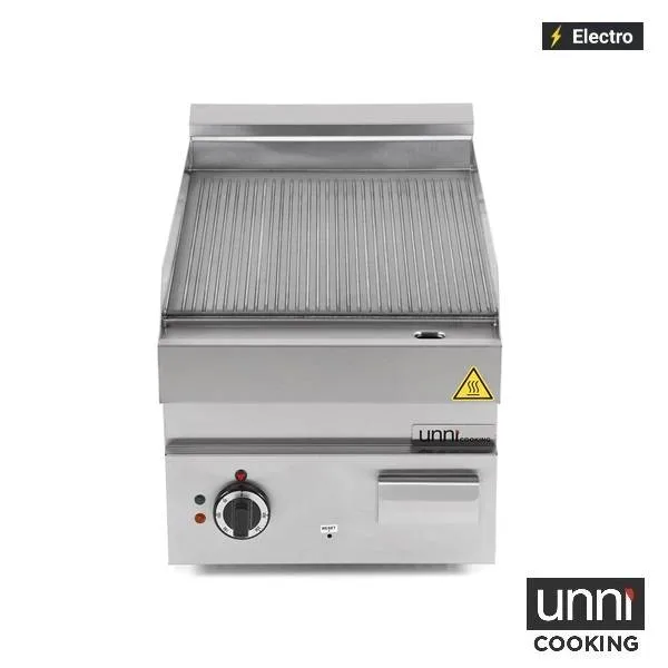 Elektrische Grillplatte – geriffelt – E65GP10B-G