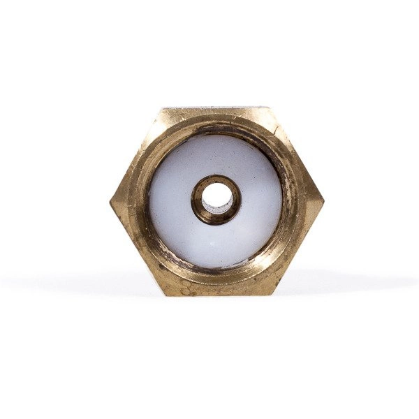 Flaschen-Reduzierstück 1/4 „x W21,8-14 mit Linksgewinde