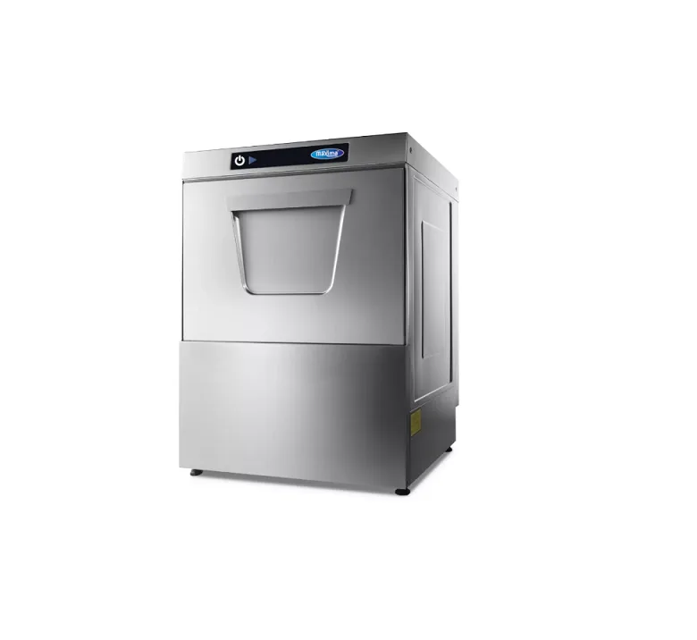 Gastro Geschirrspüler-Unterbau – 50 x 50 cm – mit Abfluss-, Spülenhilfe- und Seifenpumpen – Digital Anzeige – 230 V