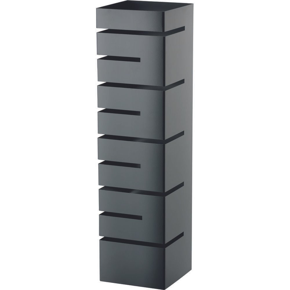 Buffet-Ständer hoch, Einschübe winklig, 150x150x570 mm (BxTxH), schwarz