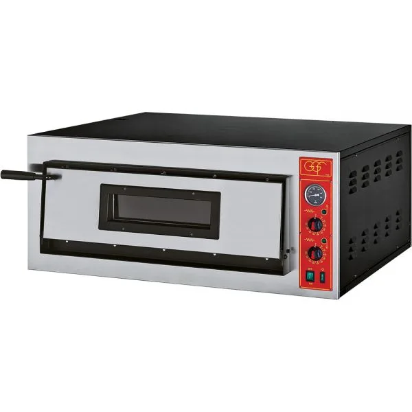 GGF Pizzaofen mit einer Kammer, Vollschamott, 5 kW, 1010 x 850 x 420 mm (BxTxH)