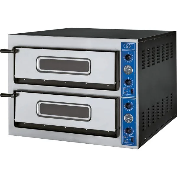 GGF Pizzaofen mit zwei Kammern, 18 kW, 1010 x 1210 x 750mm (BxTxH)