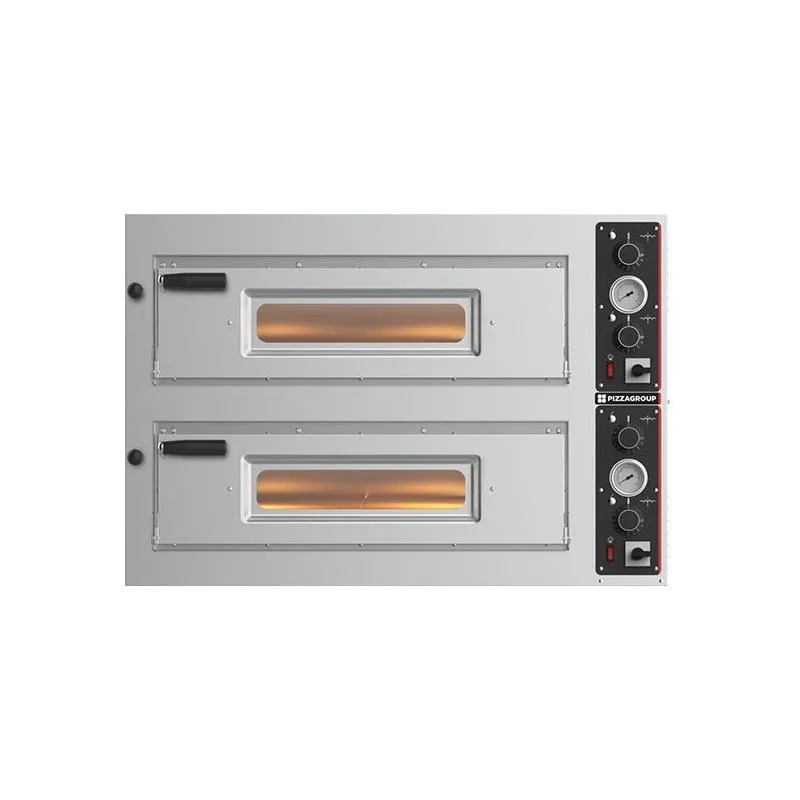 Pizzaofen PizzaGroup Max 12 mit 2 Backkammern passend für 12 Pizzen à Ø 34 cm | 14,6 kW 400 Volt