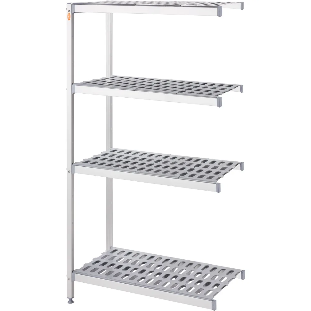 Lagerregal aus Aluminium mit 2 Beinen 1164x560x1680 mm (BxTxH)