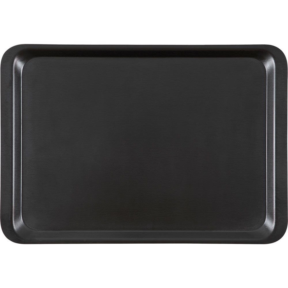 Tablett, laminiert, Farbe Schwarz, 530×370 mm (BxT)