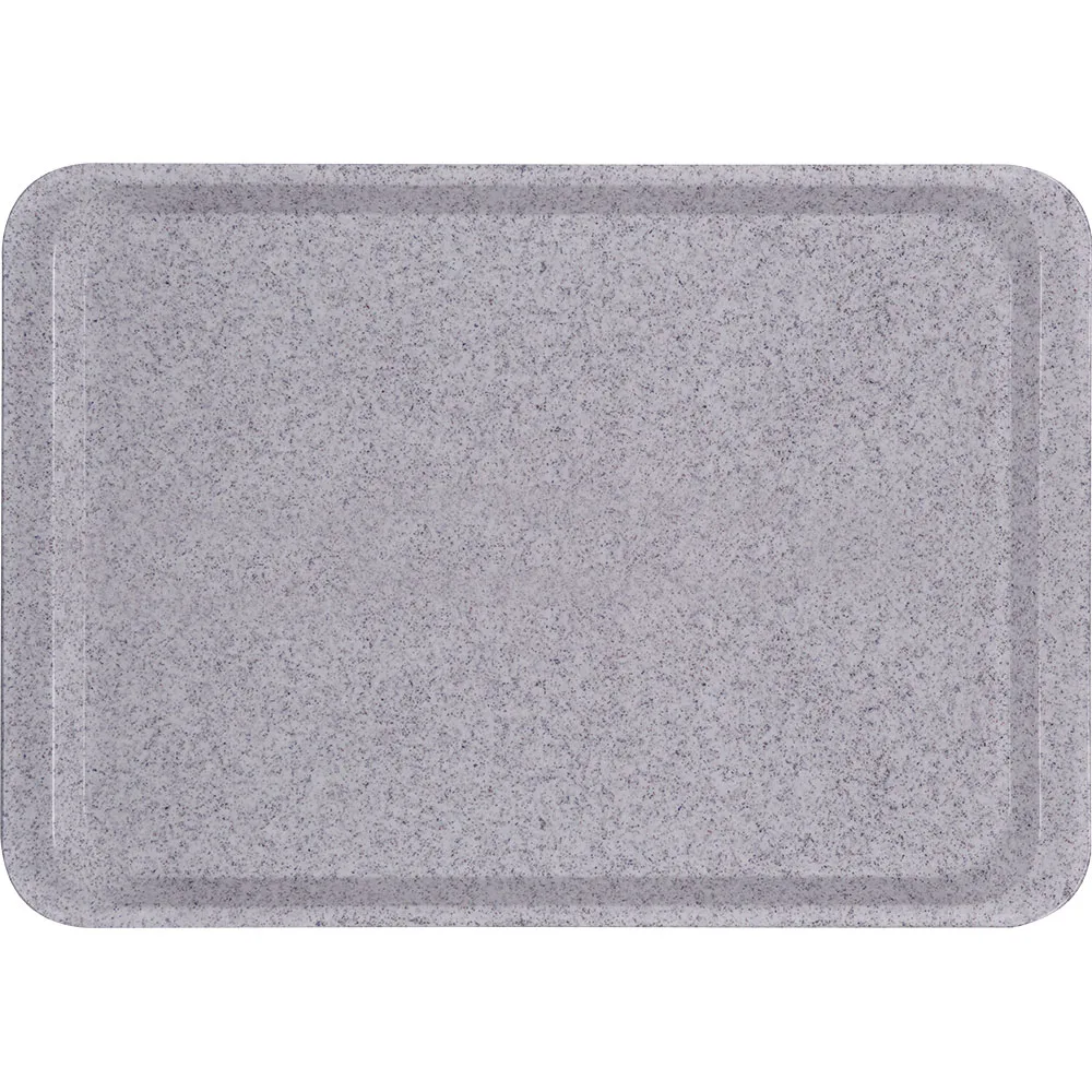 Polyestertablett 530×370 mm, Farbe Granit