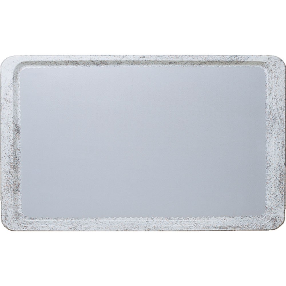 Polyestertablett GN 1/1, fiberglasverstärkt, mit rutschfester Gummioberfläche, granit