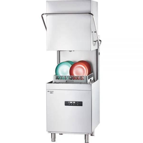 Haubenspülmaschine Aqua H5 inkl. Klarspülmittel- und Reinigerdosierpumpe, 400V, 10 kW