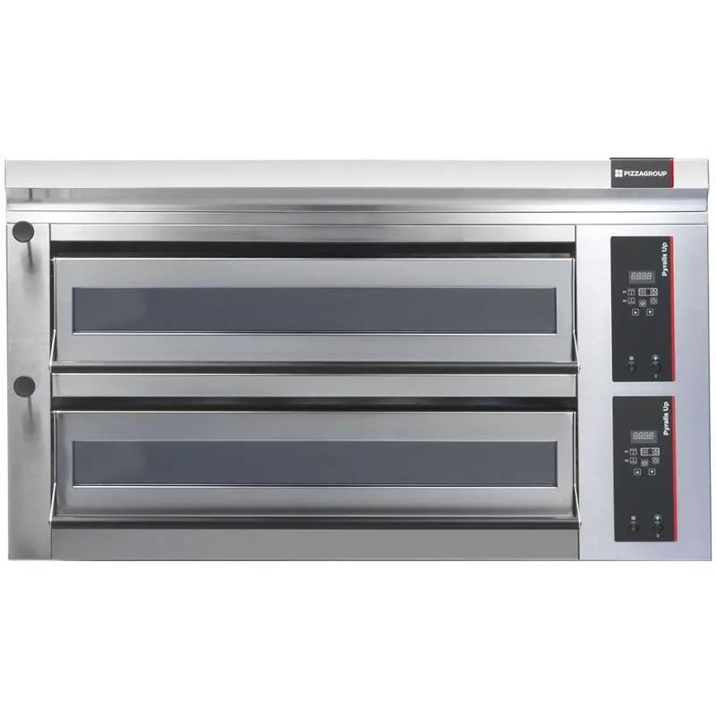 Pizzaofen PizzaGroup Pyralis D8 mit 2 Backkammern 4+4 Pizzen à Ø 34 cm | 13,2 kW 400 Volt