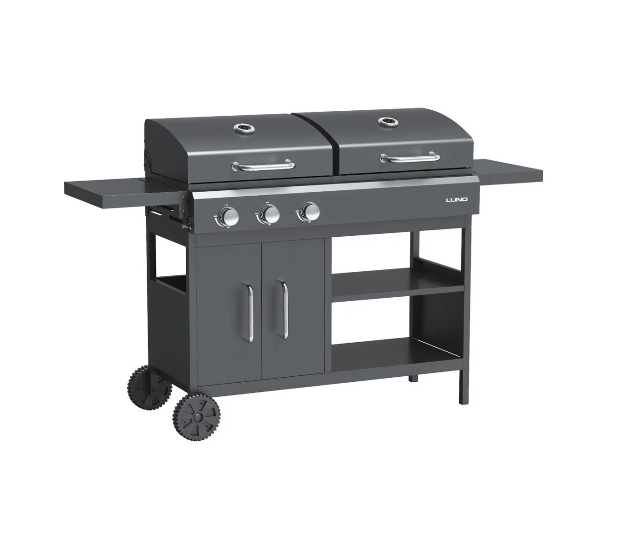 Gas und Kohlegrill 2 in 1 GRILL  8,6 KW