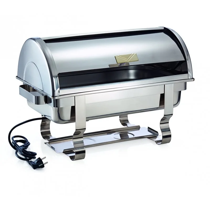 Elektrisch Chafing Dish 1/1 GN mit Rolltop-Deckel