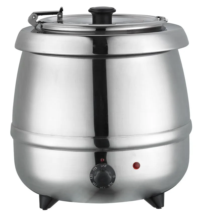 Edelstahl Suppentopf 9 Liter beheizbar
