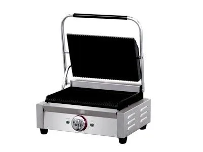 Kontaktgrill 43 cm oben Gerillt und unten Glatt
