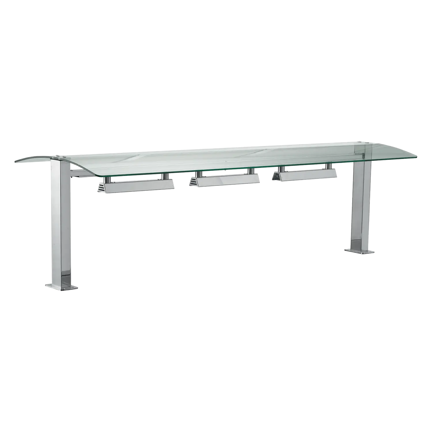 Überbau elektrisch GN 4-1/1, Heizung, abgerundetes Glas | RM – SOV HOT+ 4