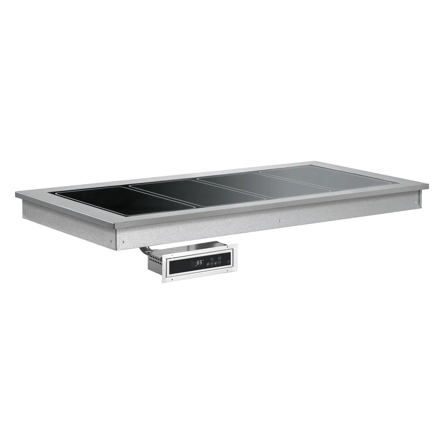 Ausgabeplatte beheizbar, Glaskeramik GN 3-1/1 drop-in | RM – SL BROWN+ 3