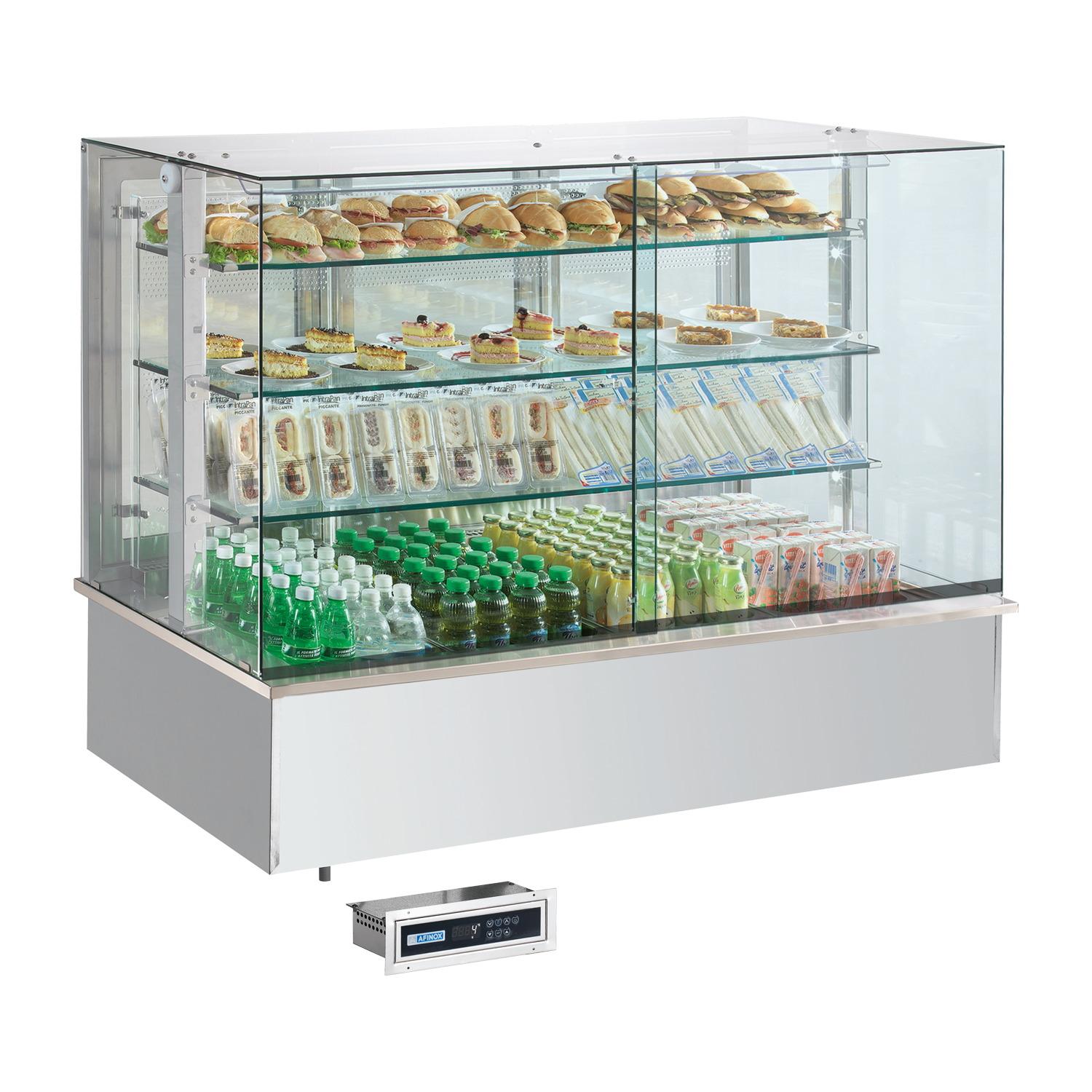Kühlvitrine GN 4-1/1 drop-in, seitliche Öffnung | RM – SL PLATINUM+ 4 DS