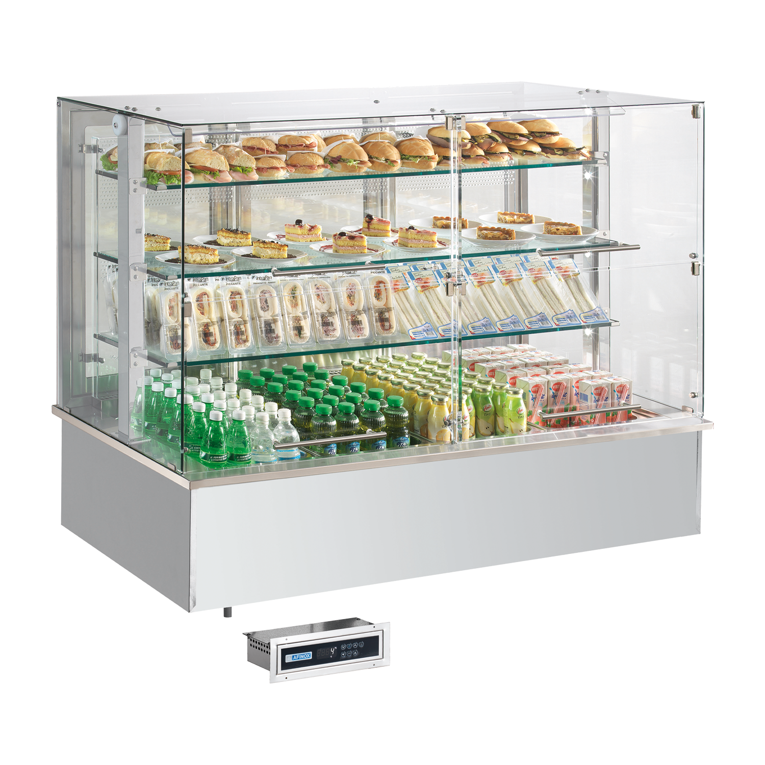 Kühlvitrine GN 4-1/1 drop-in, nach oben öffnend | RM – SL PLATINUM+ 4 DF