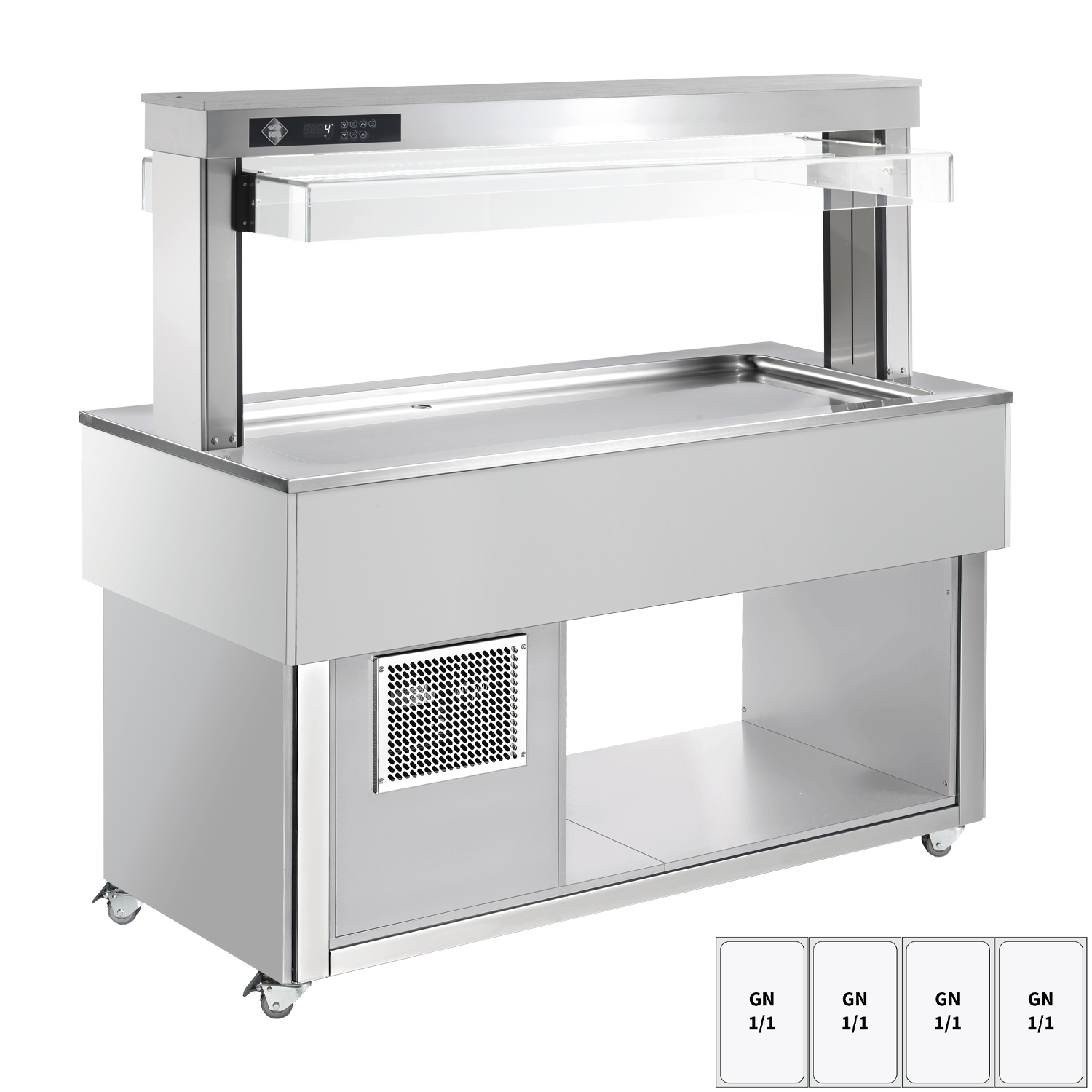 Kühlbuffet GN 4-1/1 – 30 mm, RAL | RM – TR LIME+ 4R