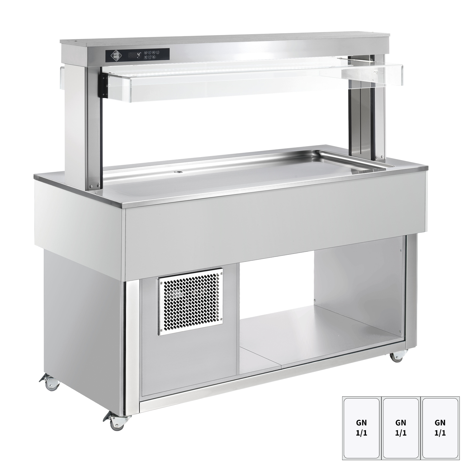 Kühlbuffet GN 3-1/1 – 30 mm, RAL | RM – TR LIME+ 3R