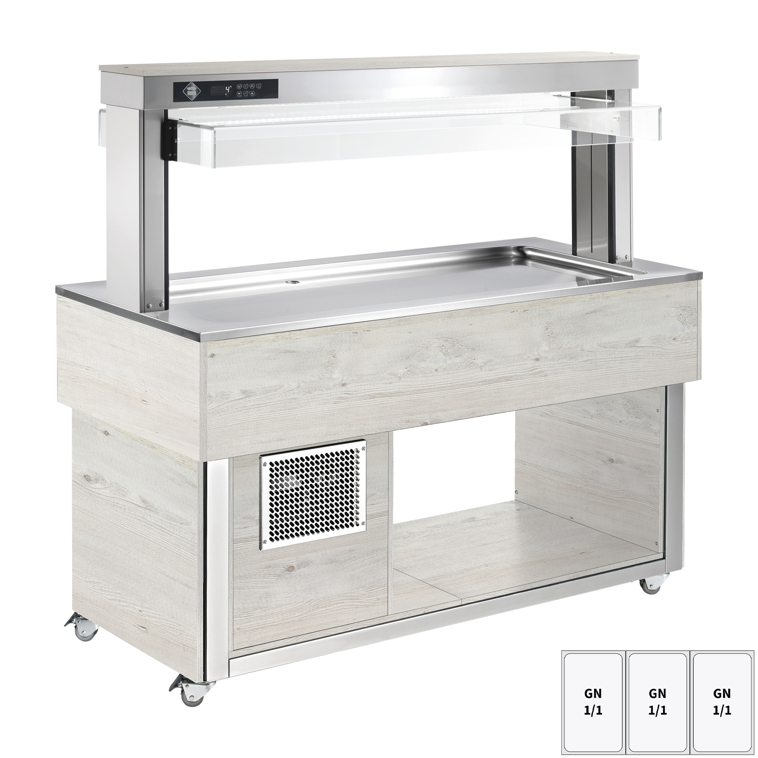 Kühlbuffet GN 3-1/1 – 30 mm, Hemlock | RM – TR LIME+ 3H