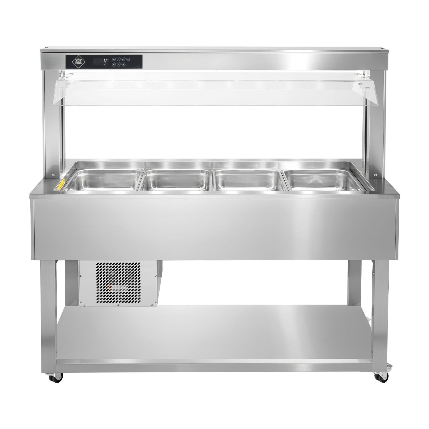 Kühlbuffet GN 4-1/1 – 200 mm, Edelstahl | RM – TR GREEN+ 4I