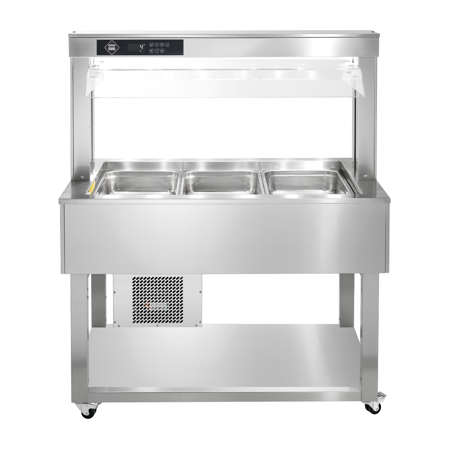 Kühlbuffet GN 3-1/1 – 200 mm, Edelstahl | RM – TR GREEN+ 3I