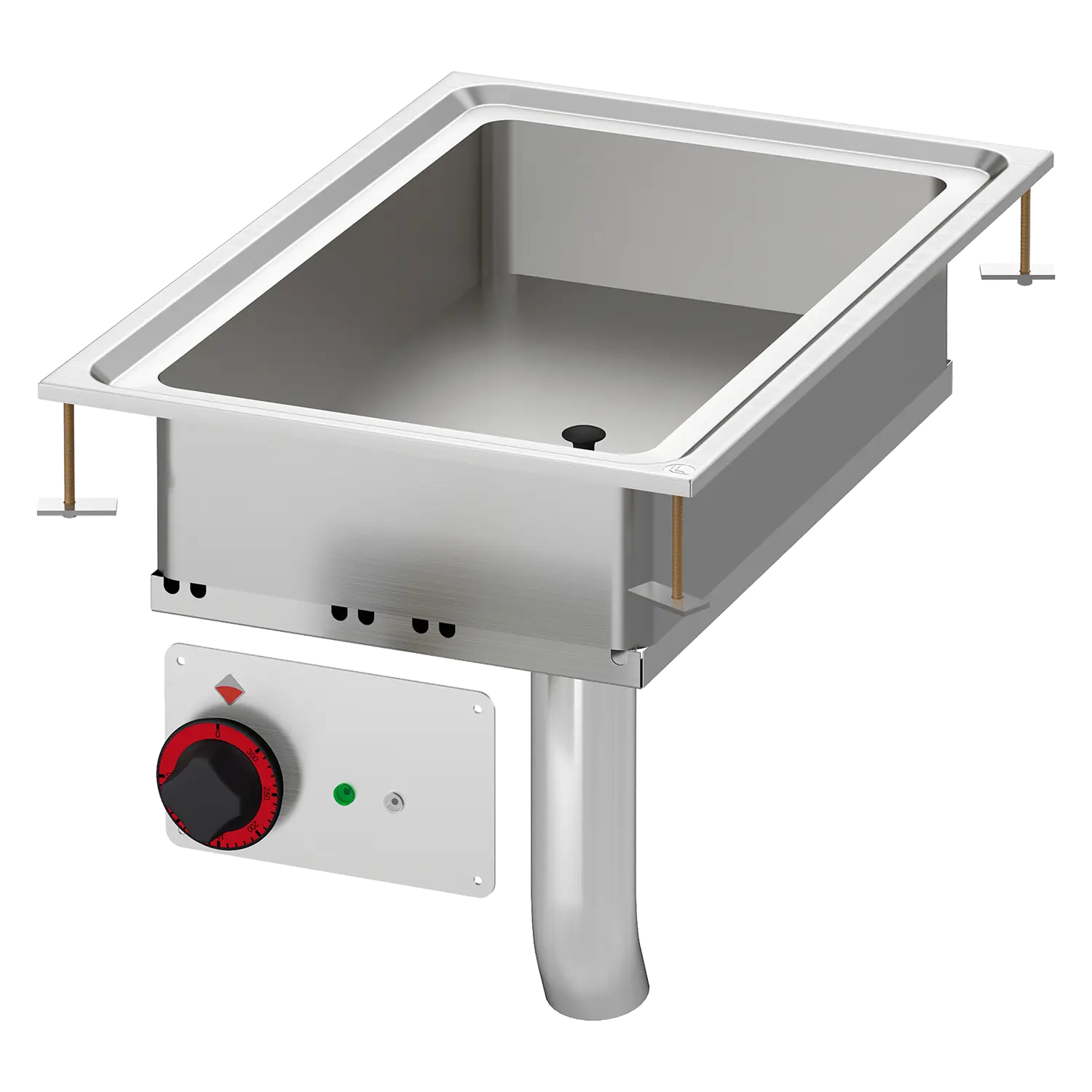 Multifunktions-Bratpfanne drop-in elektrisch 11 l ohne Unterbauten 400 V | RM – BRFD-64ET