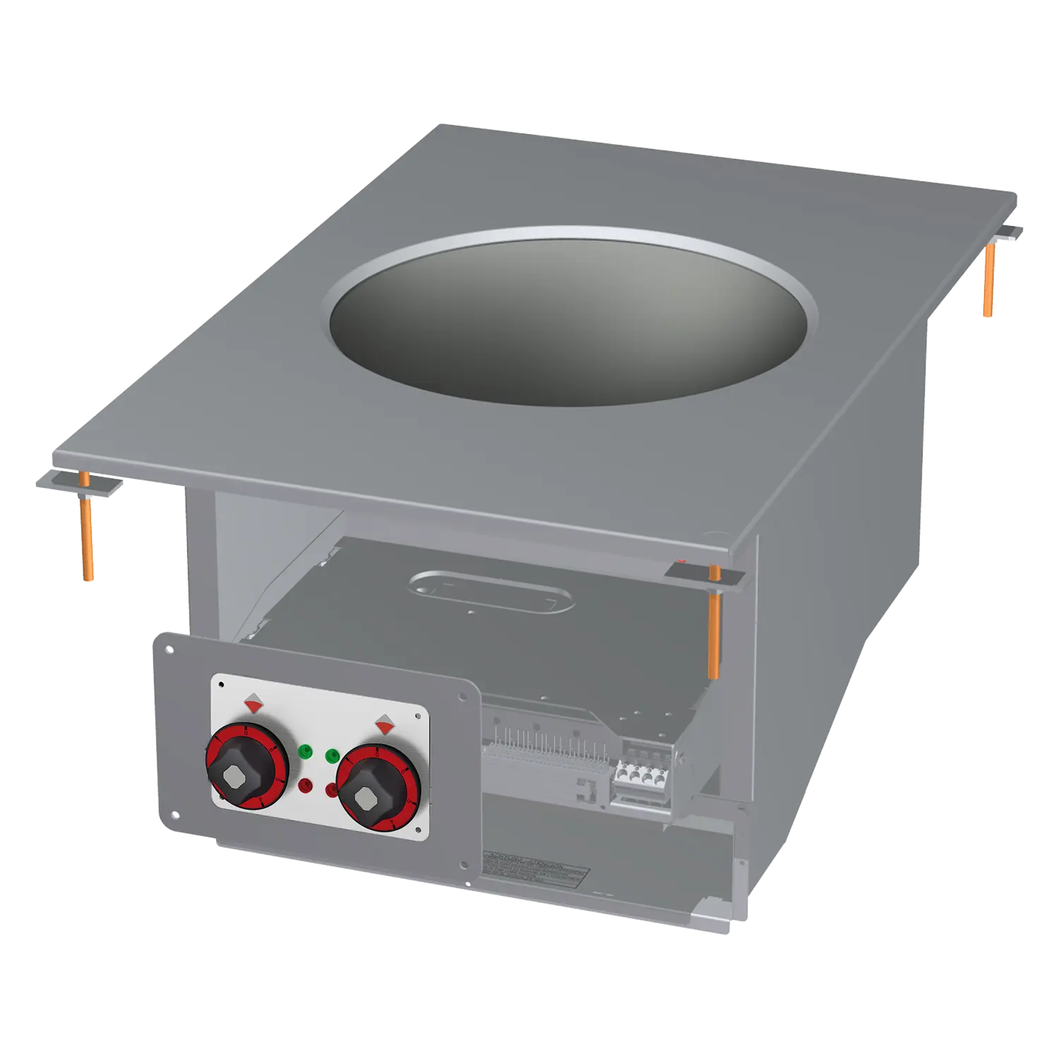 Induktionsherd drop-in elektrisch 1x drop-in Kochfeld 400 V | RM – PCIWD-64ET