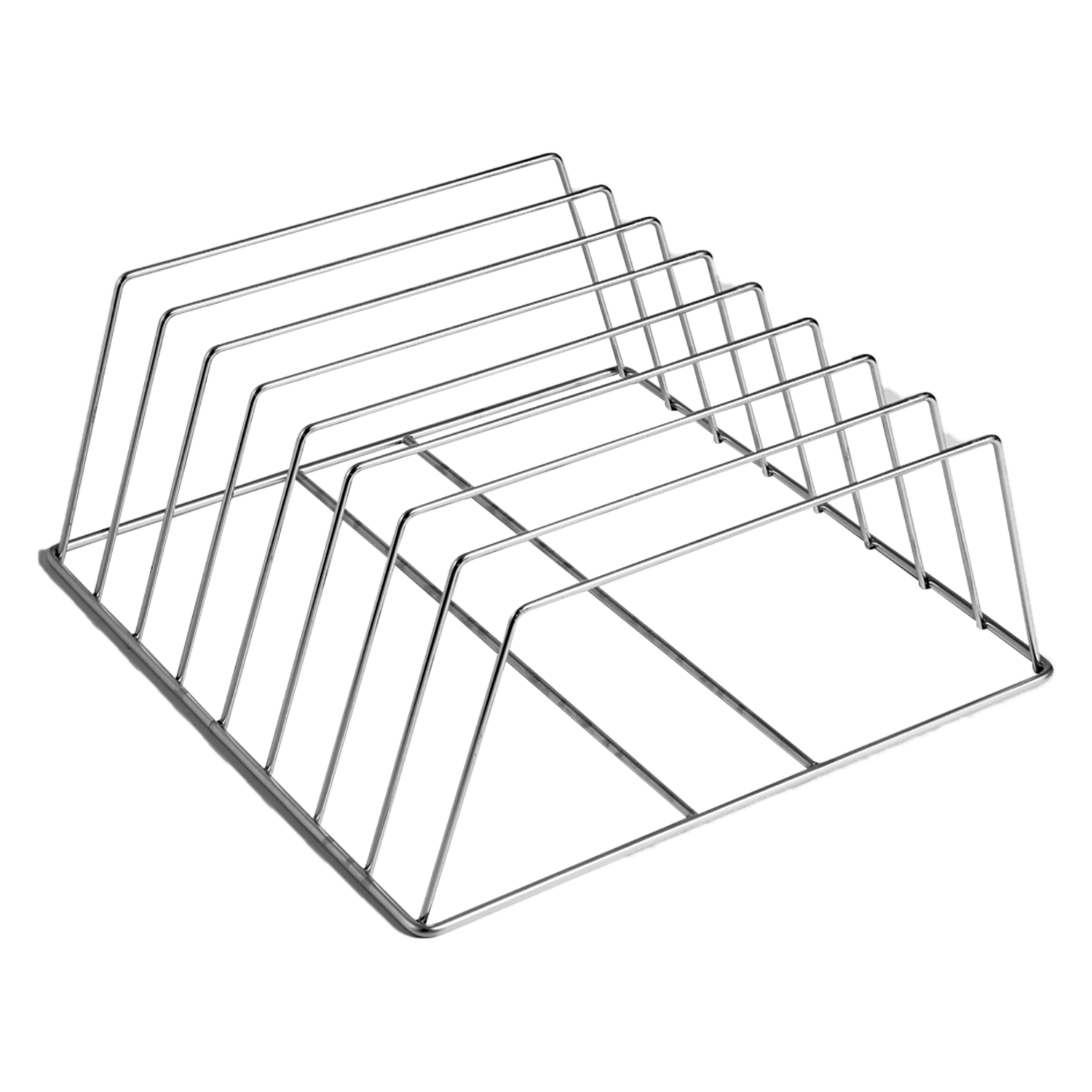 Korbeinsatz 50×50 aus Edelstahl für 8 Stück EN60x40-40 und Tabletts | RM – NV-8EN-40
