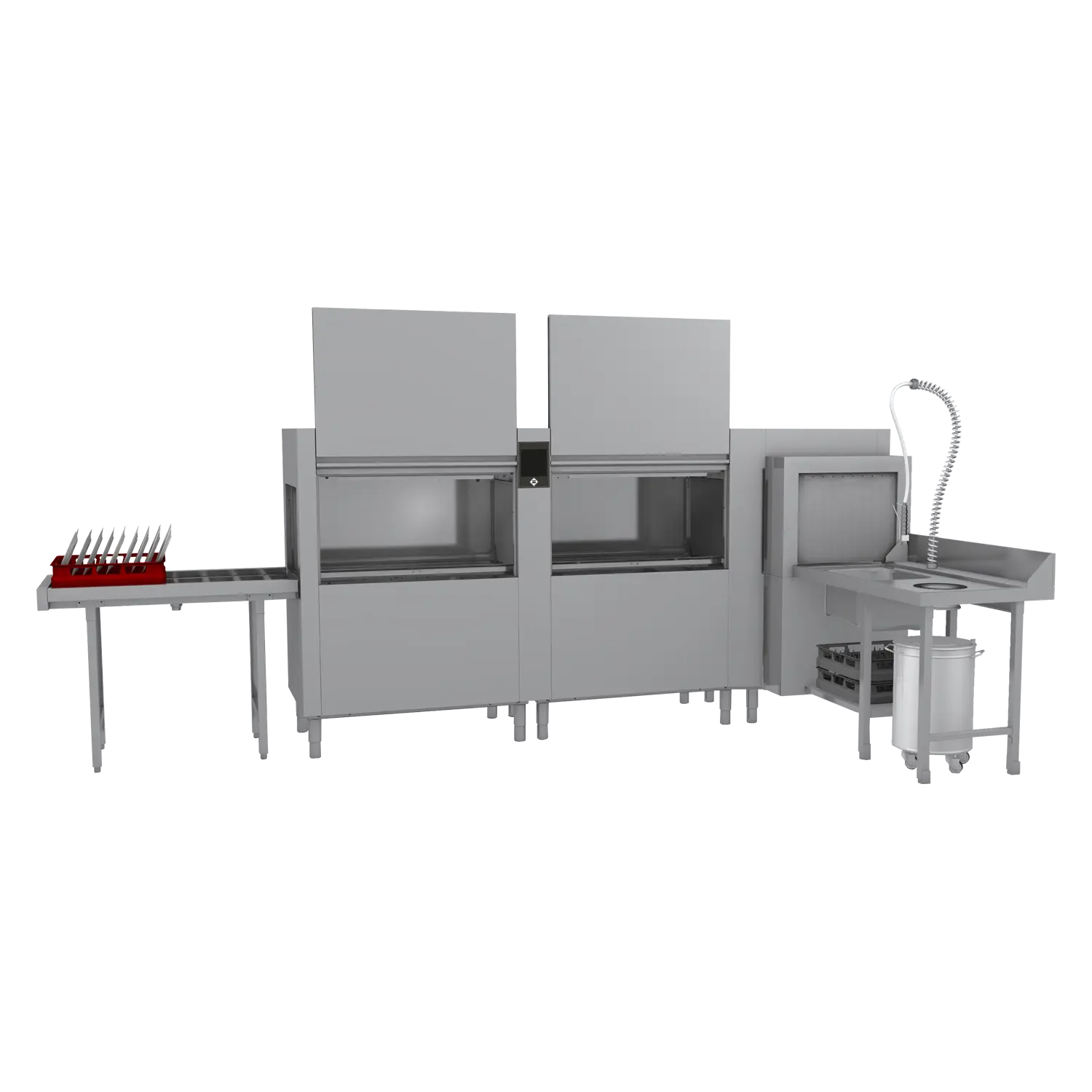 Tunnelspülmaschine 270, Kaltwasser, Ausgang links, Eckvorwaschmodul | RM – XT 270 L CTPWR