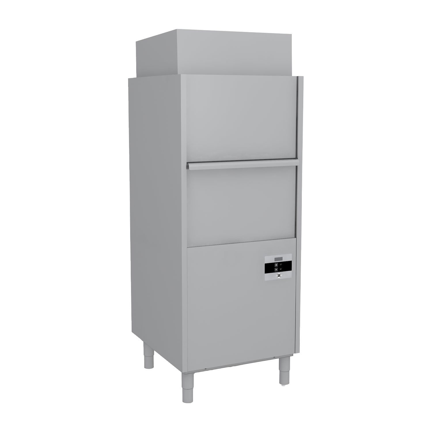 Topfspülmaschine doppelwandig mit Schmutzwasserpumpe und Rückgewinnung 55×61 – 400 V | RM – S 107 REC ABT
