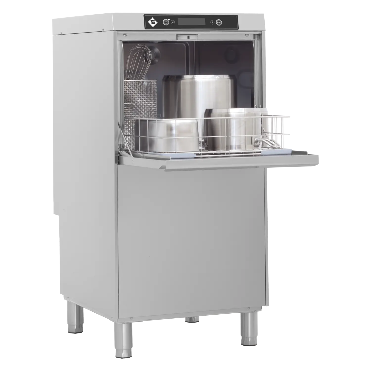 Topfspülmaschine doppelwandig mit Schmutzwasserpumpe 50×60 – 400 V | RM – S 97 P ABT