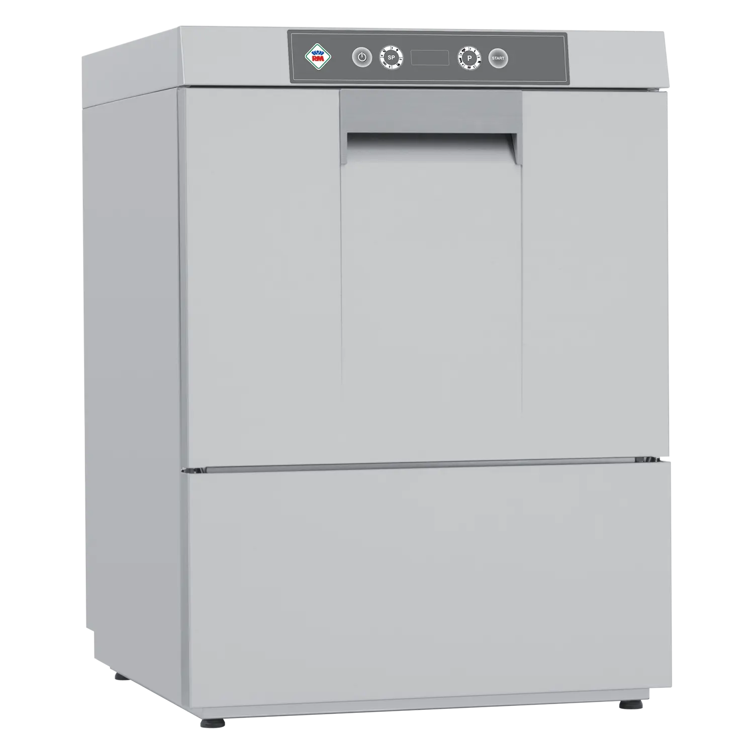 Geschirrspülmaschine doppelwandig mit Schmutzwasserpumpe 50×50 – 400 V | RM – NT 52 TP