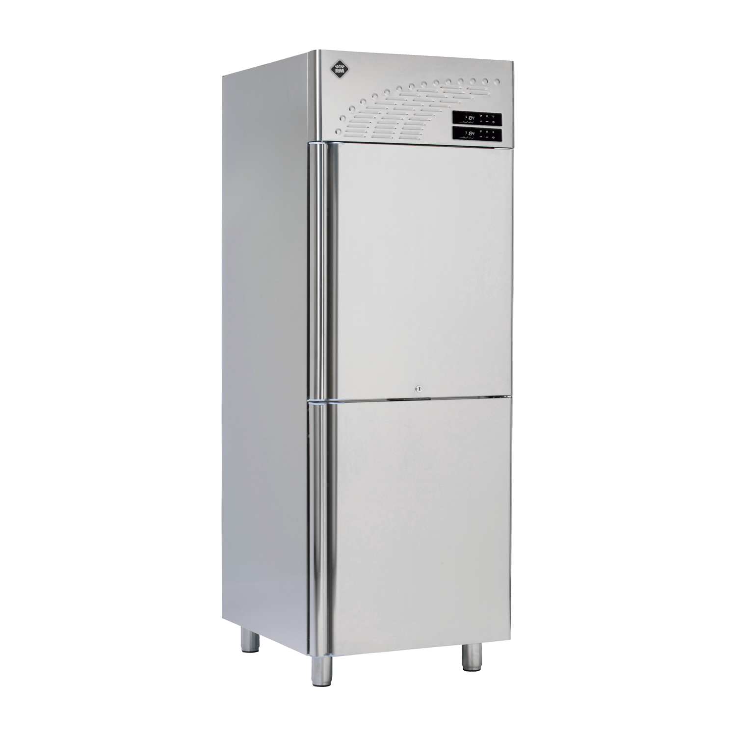 Kühl- / Gefrierschrank 2x 280 l, doppeltürig GN 2/1, Edelstahl | RM – LM 2350