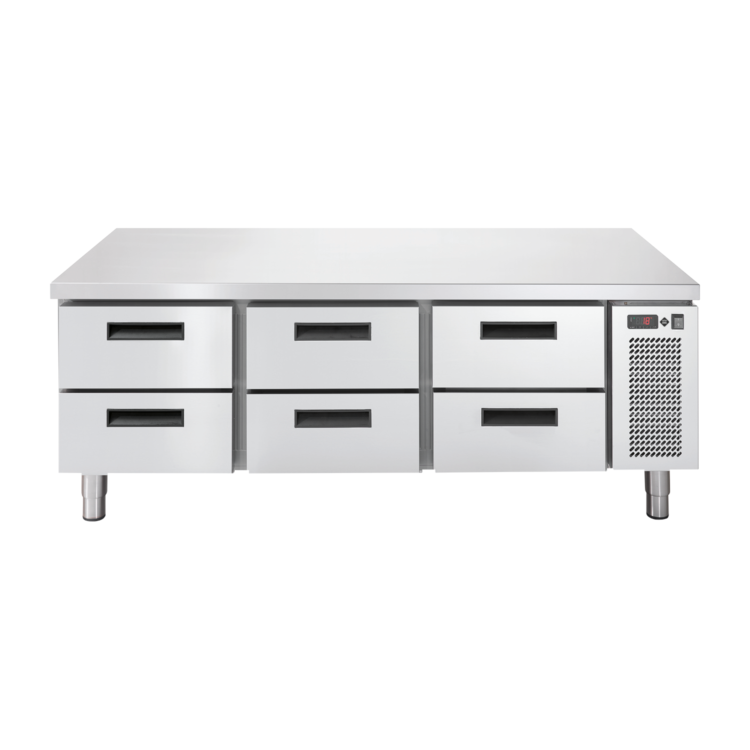 Kühlunterbau elektrisch GN 1/1 Platte KIT 3×2 Schublade | RM – LNSR 703 2Z DKIT