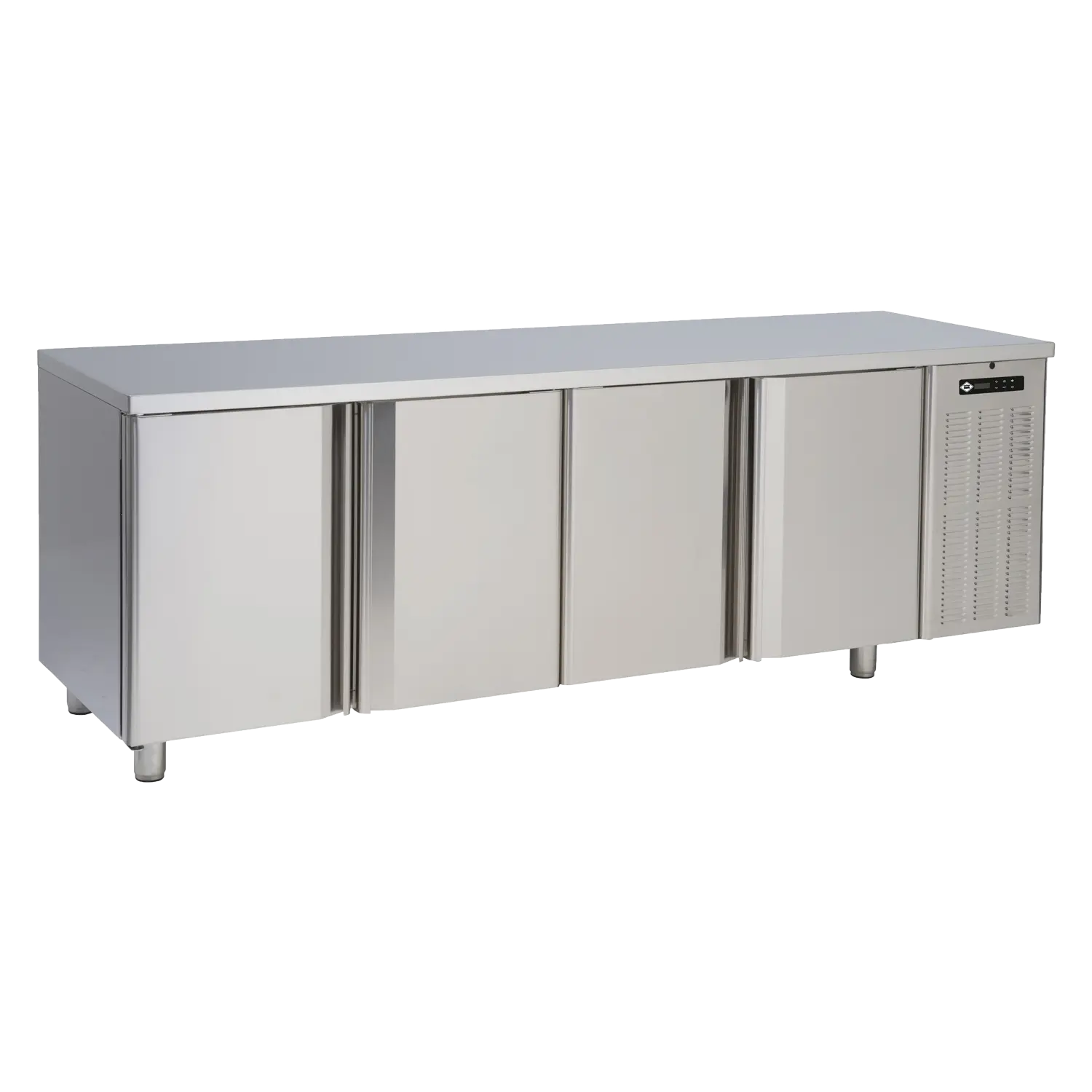 Gefriertisch elektrisch GN 1/1, 4 Türen, ohne Rand, Edelstahl 230 V | RM – SM 4D DH