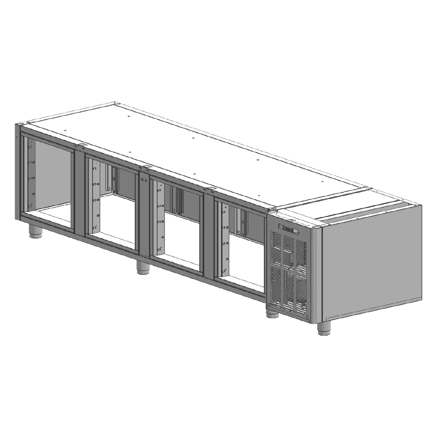 Gefriertischgestell SM 4D Edelstahl | RM – SM 4 KOR