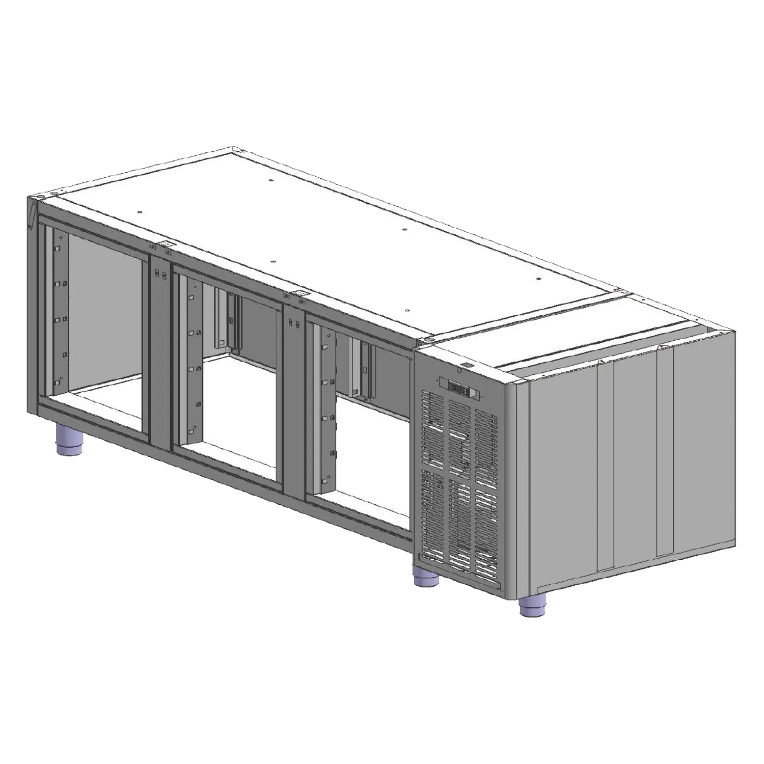 Kühltischgestell SCH 3D Edelstahl | RM – SCH 3 KOR