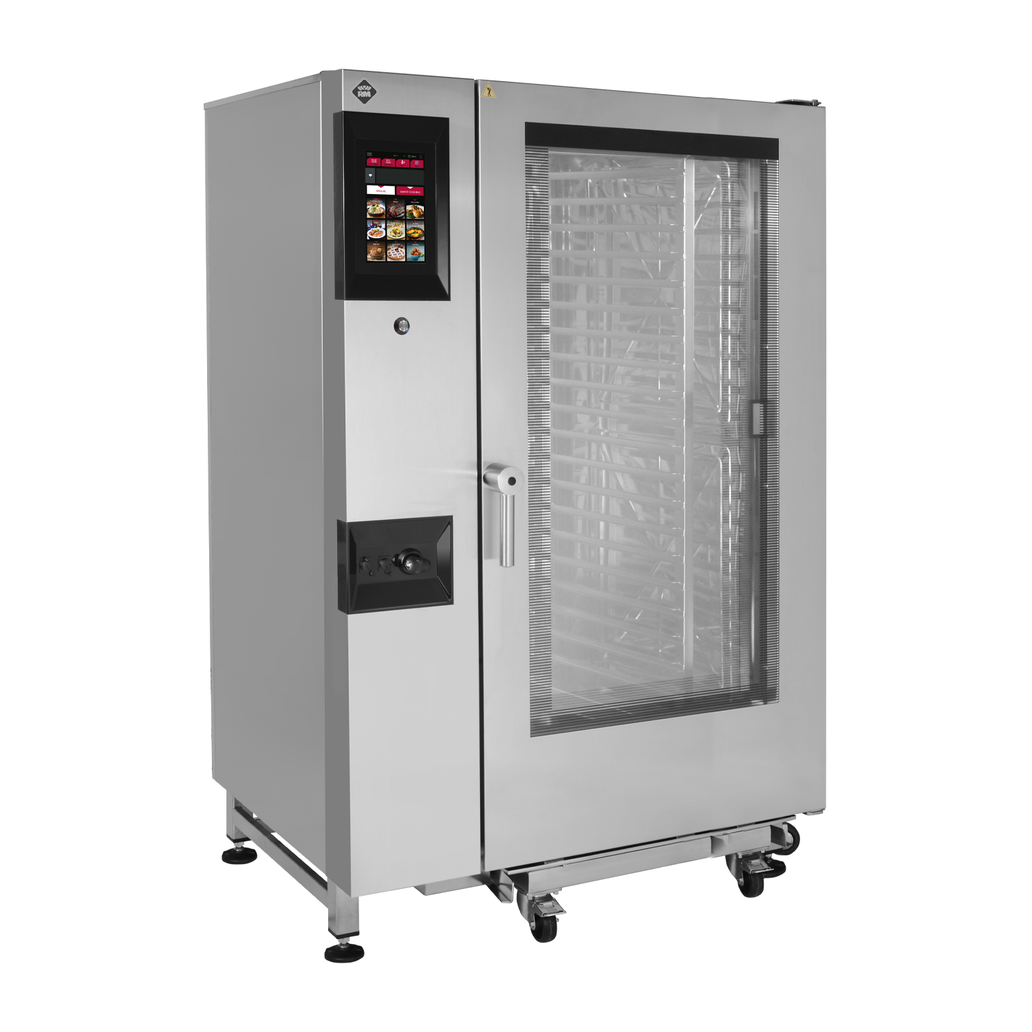 Four à convection STEAMBOX électrique 20x Chaudière GN 2/1 Écran tactile couleur Nettoyage automatique Écran 10″ | RM – STMB 2021 E