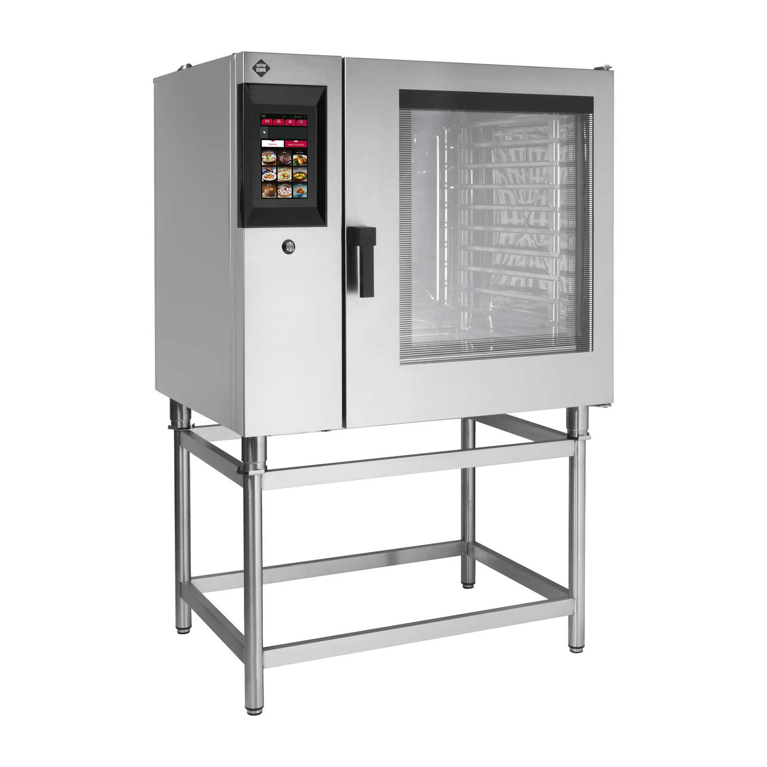 Four à convection STEAMBOX électrique 10x Chaudière GN 2/1 Écran tactile couleur Nettoyage automatique Écran 10″ | RM – STMB 1021 E