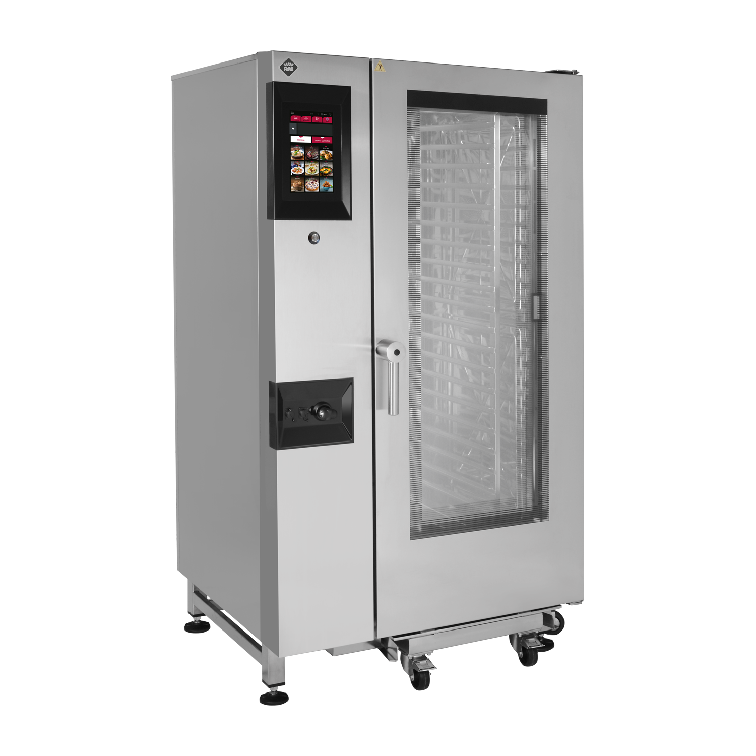 Four à convection STEAMBOX gaz Chaudière 20x GN 1/1 Écran tactile couleur Nettoyage automatique Écran 10″ | RM – STMB 2011 G