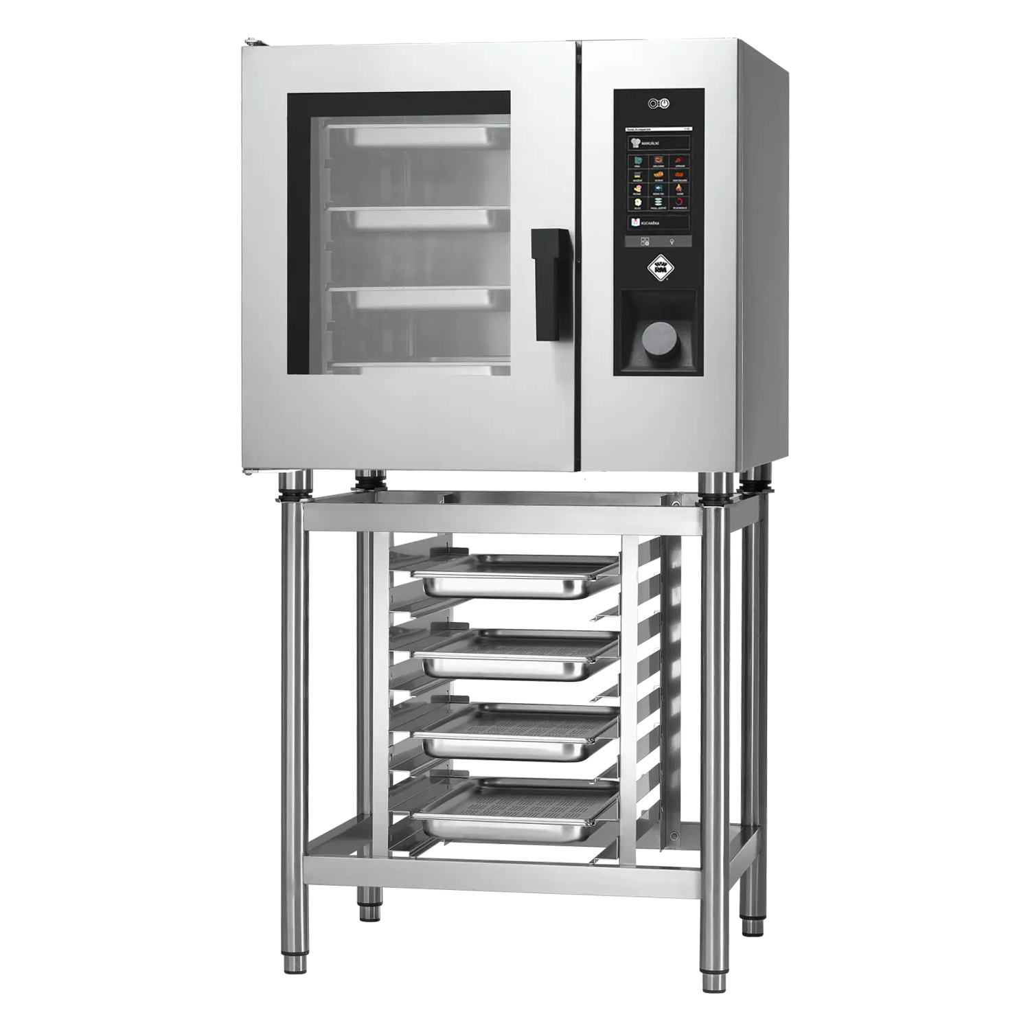 Kombidämpfer STEAMBOX elektrisch 6x GN 1/1 automatische Wäsche Boiler 400 V linke Tür | RM – STBB 0611 EL