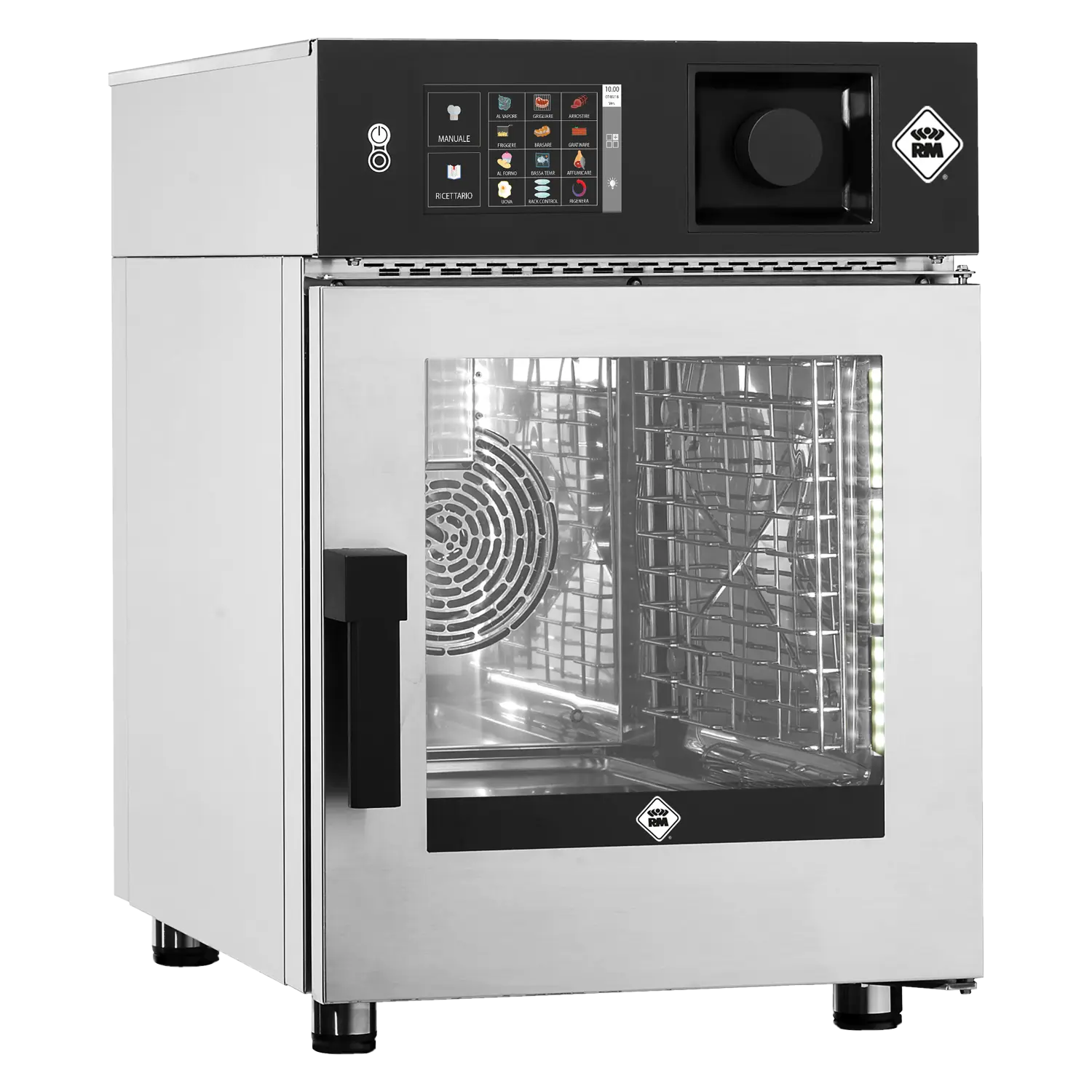 Kombidämpfer SLIM elektrisch 6x GN 1/1 automatische Wäsche Einspritzung Touchdisplay Bedienfeld 7″ 400 V | RM – MSTBD 0611 E