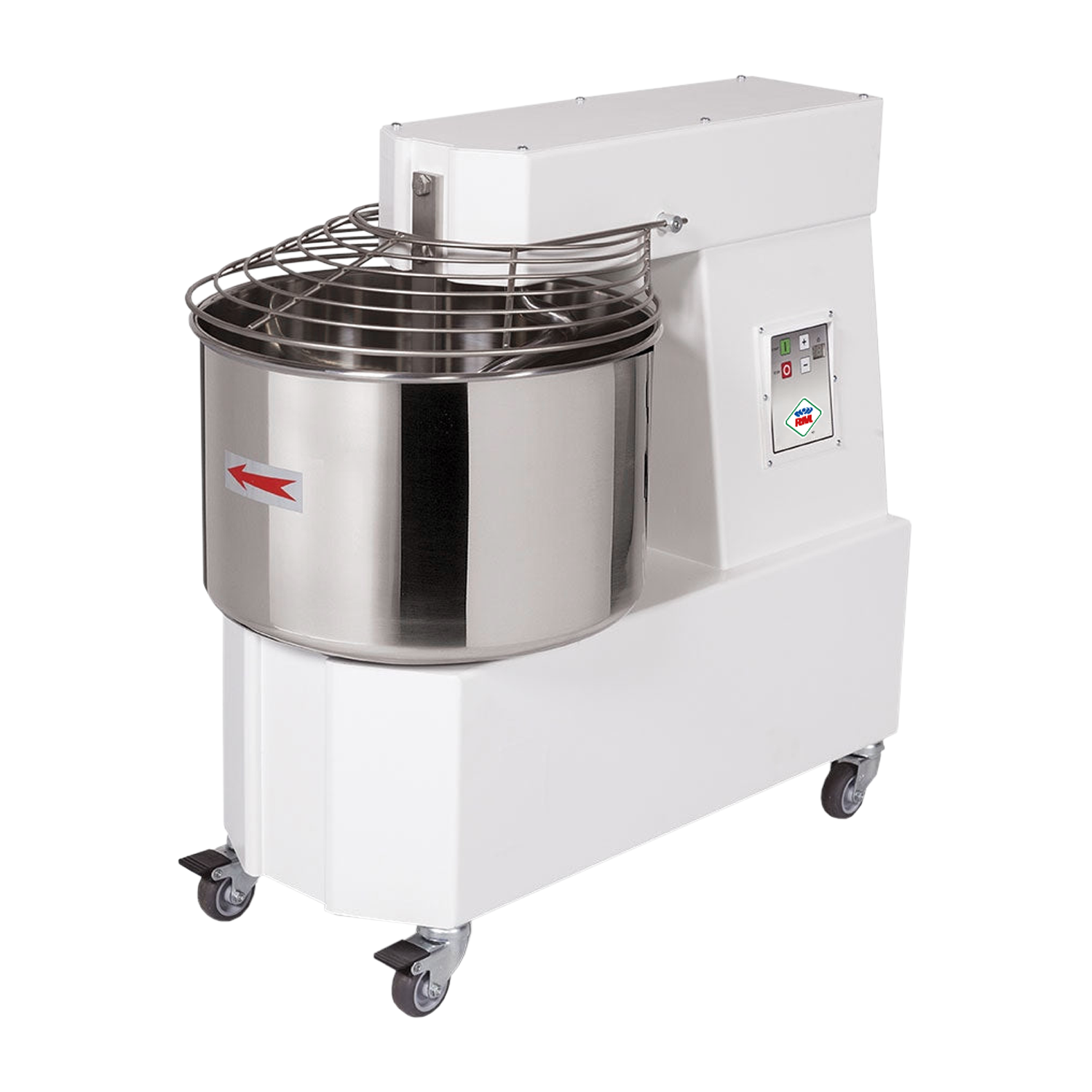 Teigkneter 2 Geschwindigkeiten abnehmbarer Behälter 75 l 400 V | RM – HTS 75 2T