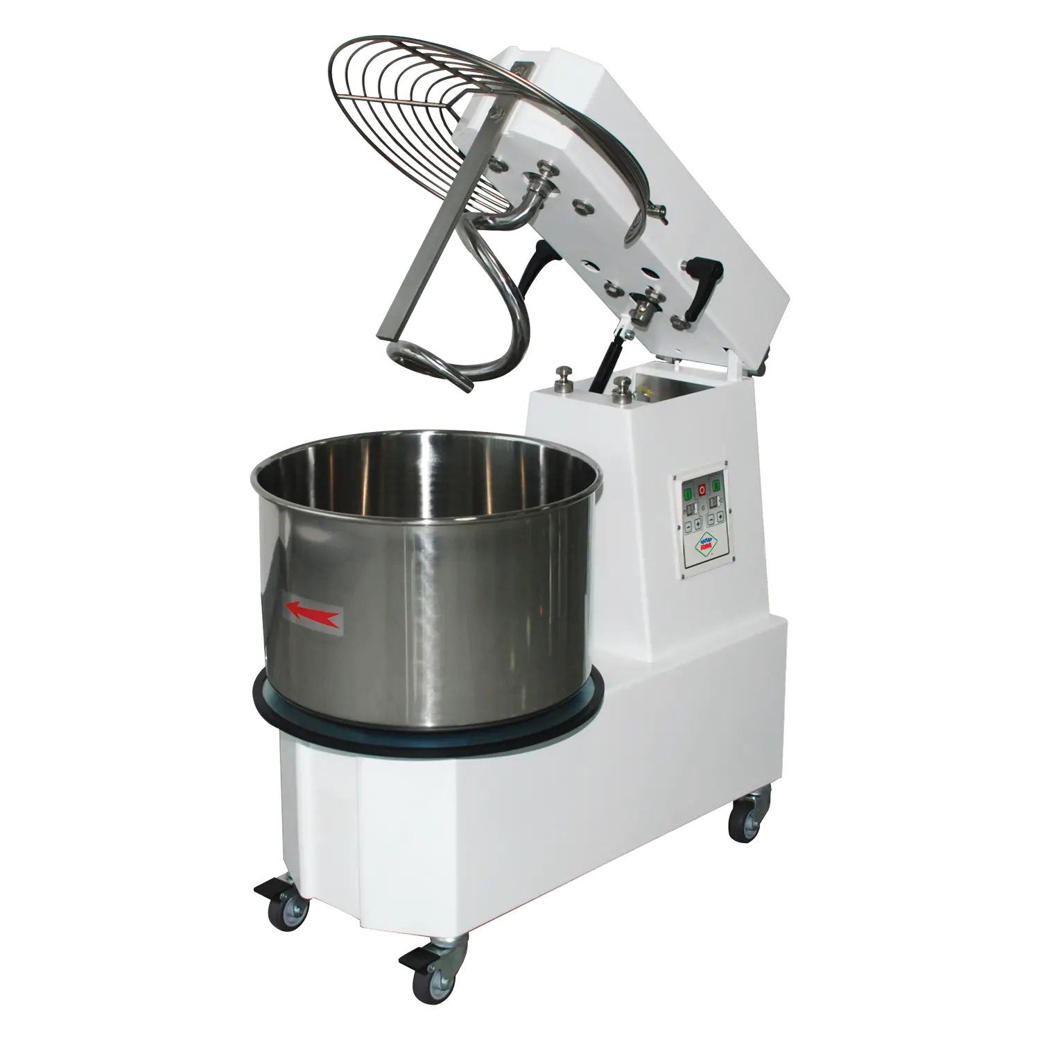 Teigkneter 2 Geschwindigkeiten abnehmbarer Behälter 20 l 400 V | RM – HTS 20 2T