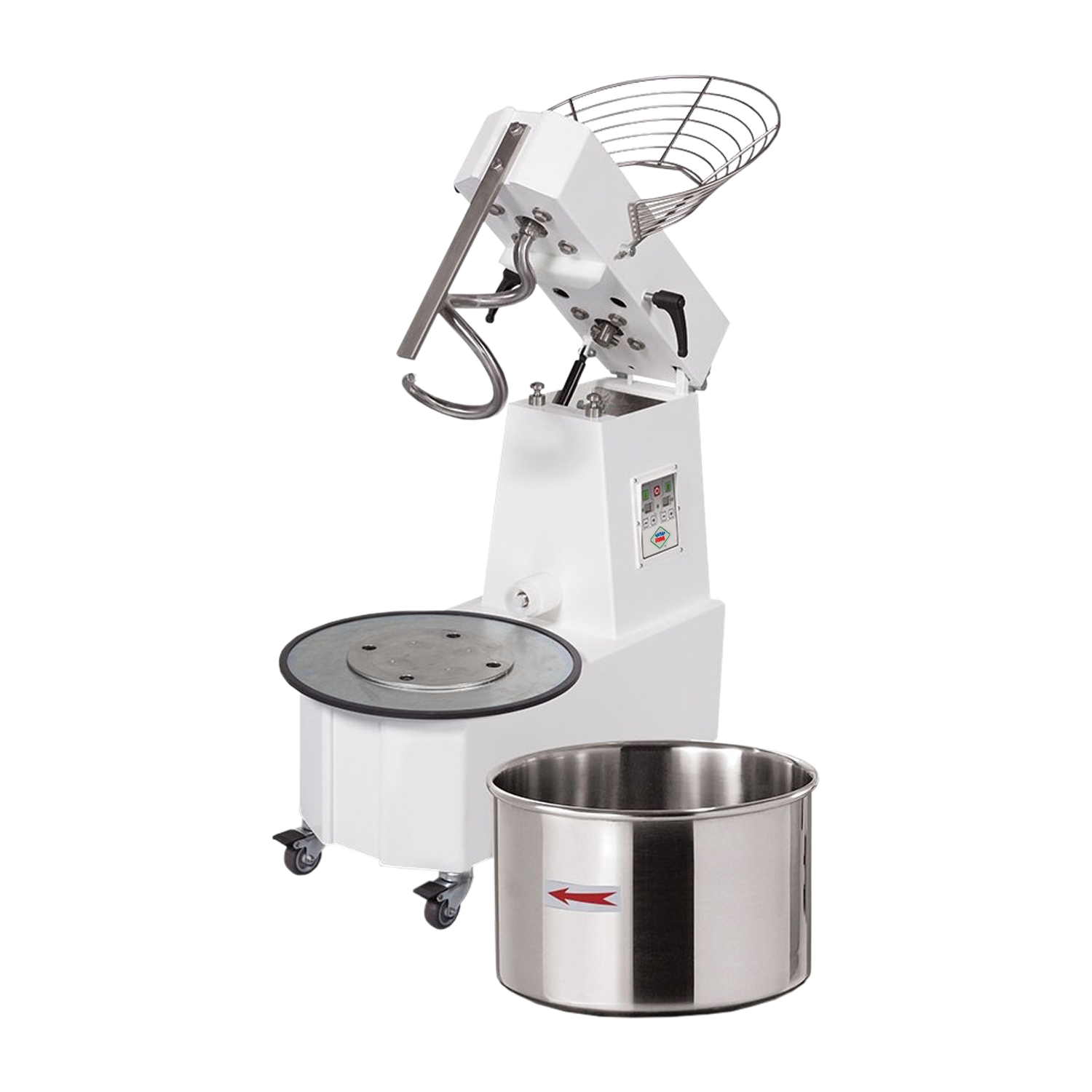 Teigkneter 2 Geschwindigkeiten abnehmbarer Behälter 15 l 400 V | RM – HTS 15 2T