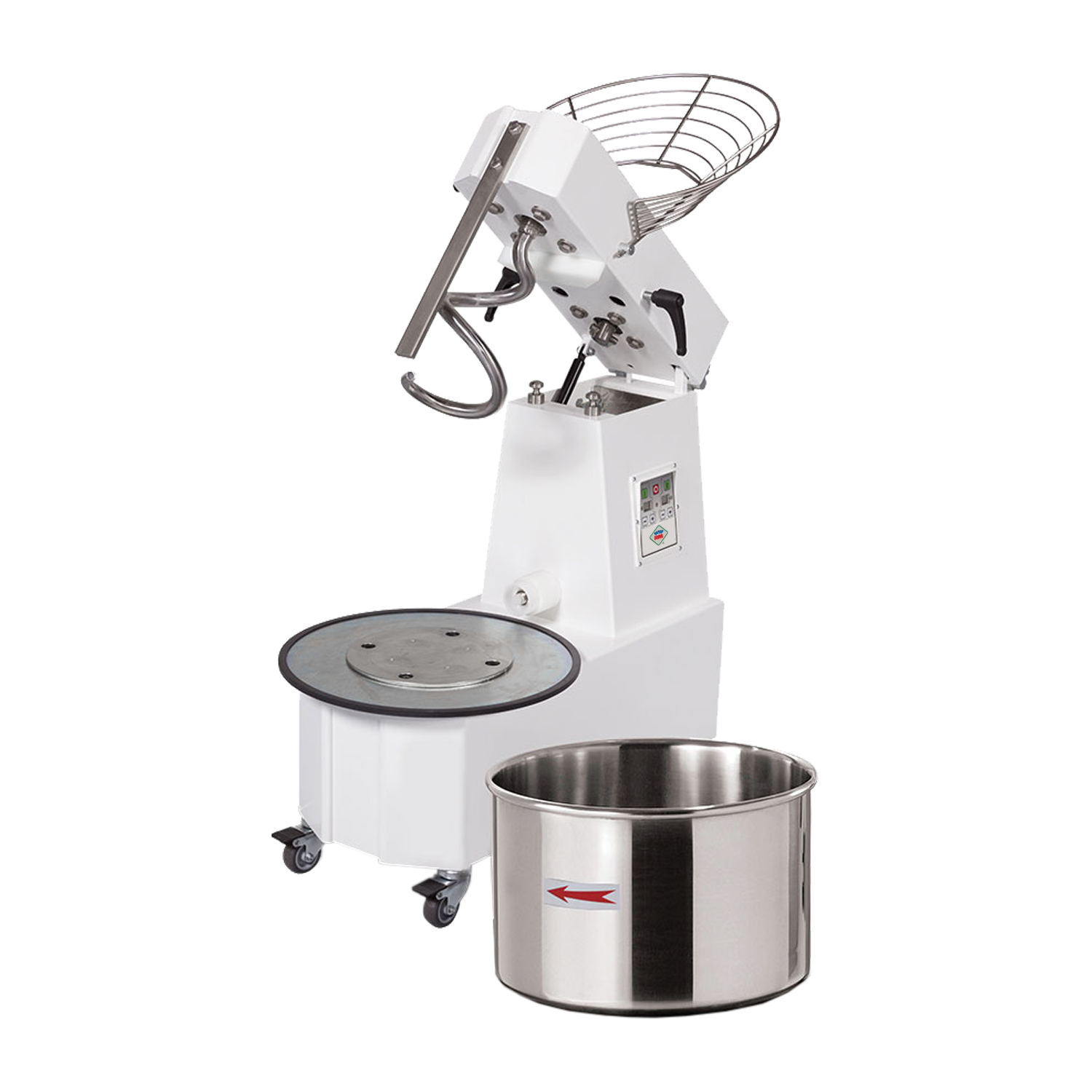 Teigkneter 1 Geschwindigkeit abnehmbarer Behälter 15 l 230 V | RM – HTS 15