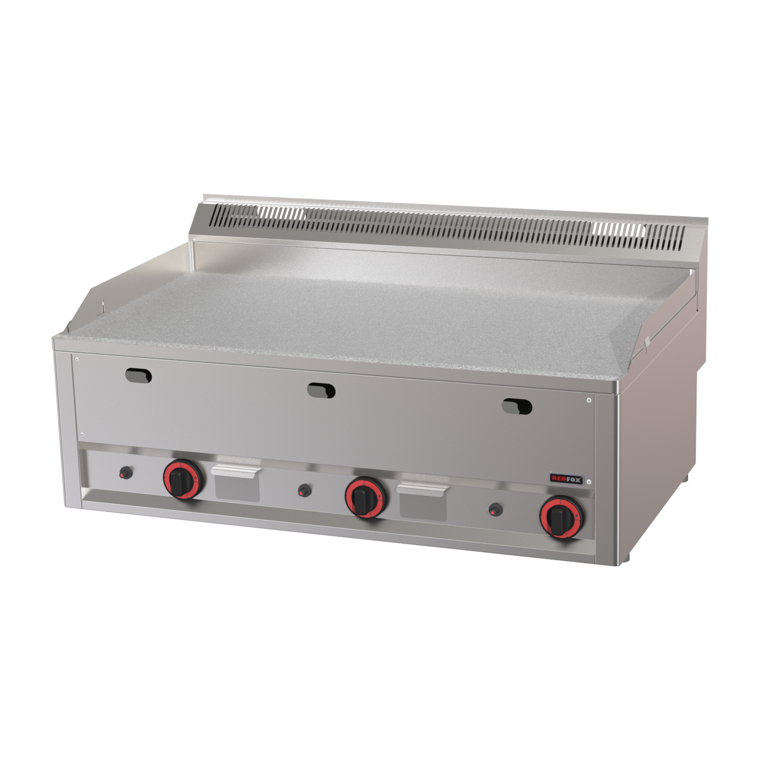 Grillplatte 97×48 Gas Durable Chrome glatt ohne Unterbauten | REDFOX – FTHC 90 GL