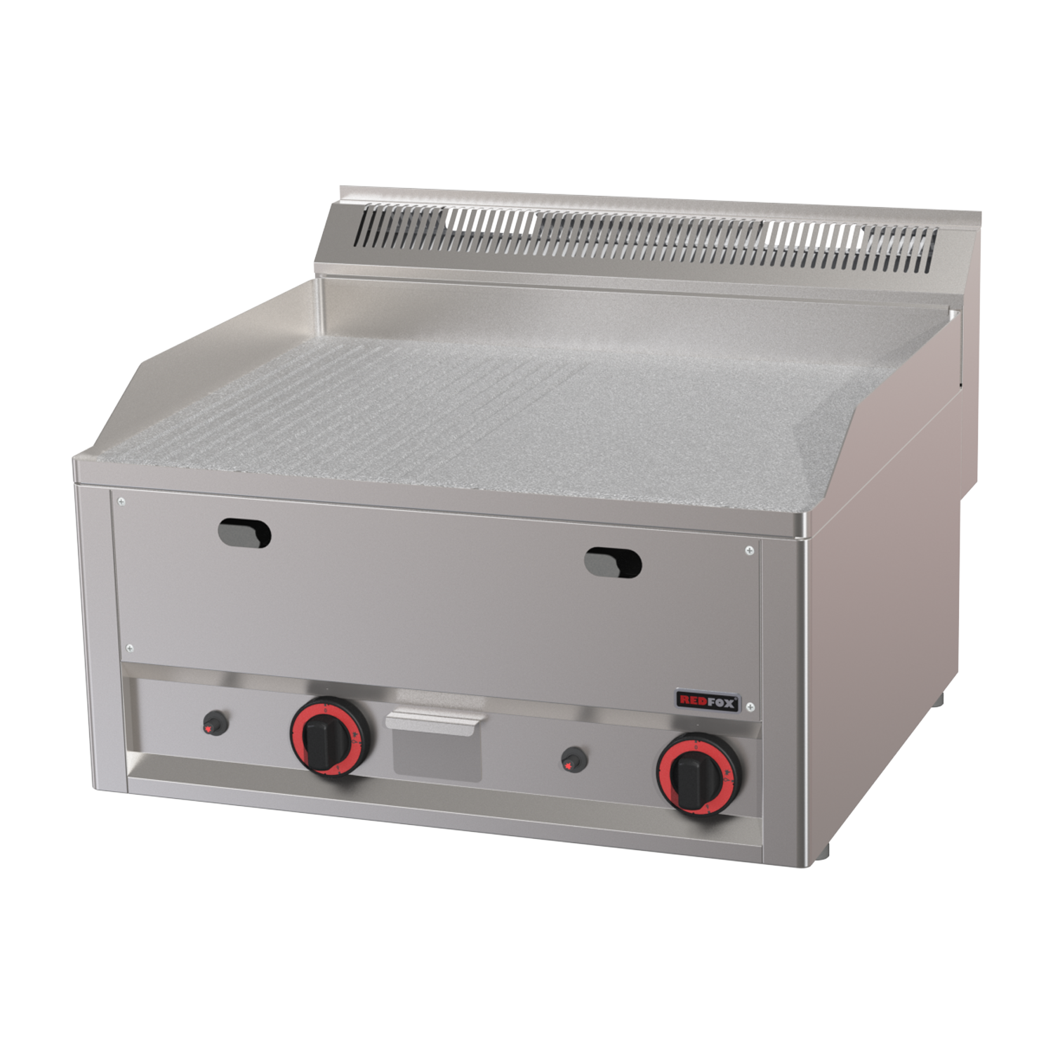 Grillplatte 65×48 Gas Durable Chrome kombiniert ohne Unterbauten | REDFOX – FTHRC 60 GL